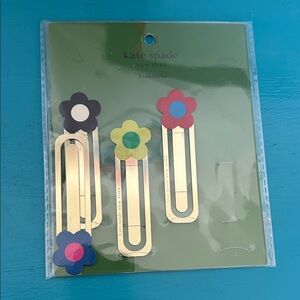 Kate Spade Floral Bookmark Collection